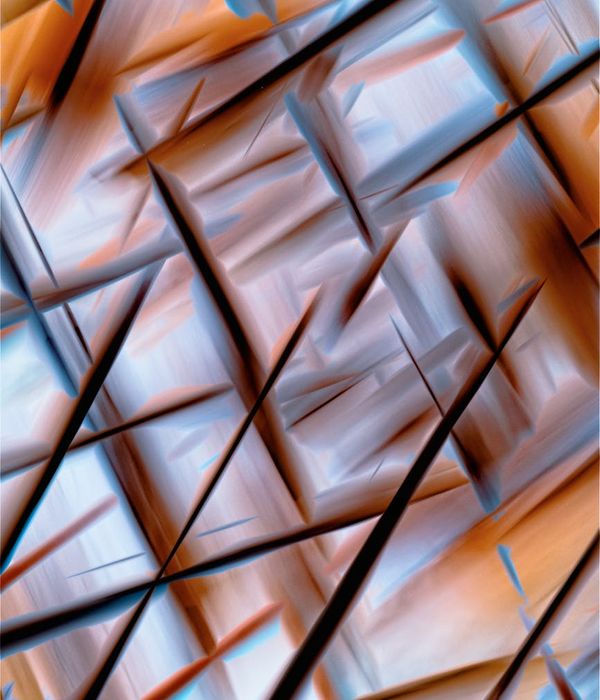 Abstract geometric patterns representing stability and balance in motion