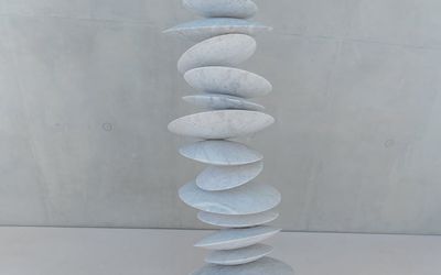 Symmetrical architectural shapes suggesting balance and strength